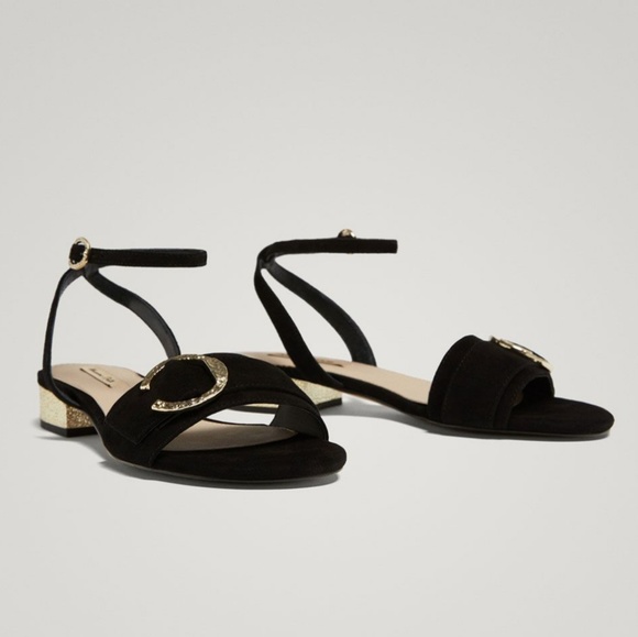 massimo dutti flat sandals